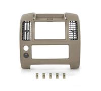 para Frontier 2005-2020 Bisel Tapa Grupo 68259-ZP16C Consola Tablero Cubierta CD Marco Salida Aire Marco Panel(MARRÓN)