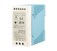para fuente Alimentación Din Rail 24V 60W Industrial para fuente | Salida 24V DC estable, 60W potencia, entrada 100-240V AC, para ideal automatización