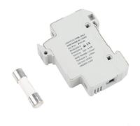 Para fusible fotovoltaico 10 A 30 A con juego de portafusibles para protección de cuerda de panel solar nominal 1000 V CC para sistemas de energía renovable (25 A)