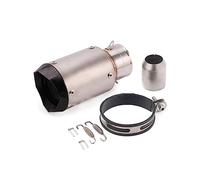 Para FZ6 51MM 60MM Tubo De Escape Universal Para Motocicleta Fibra De Carbono DB Killer Tubo De Escape Silenciador Slip On(3,51mm)