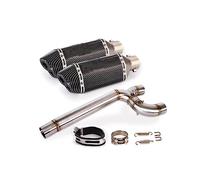 Para FZ6 FZ6N FZ6S Sistema De Escape Para Motocicleta Slip-on Enlace De Tubo Medio 51 Mm Contiene DB Killer 2004-2007 2008-2011(6)