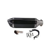 Para FZ6 Para MT07 Fibra De Carbono Universal 51mm Tubo De Escape De Motocicleta Modificar Silenciador De Escape De Motocross(7)