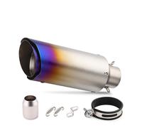 para FZ6 R3 para Ninja para GSXR 600 para CBR650R Tubo De Escape De Motocicleta Silenciador Deslizante Escape Moto Silenciador De Escape para Motocicleta(Type B)