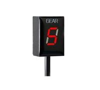 Para FZ8 ABS Para FZ6 Para XT1200Z Para XVS950C Indicador De Marcha Accesorios Para Motocicletas Pantalla Velocidad 1 A 6 Niveles(Red)