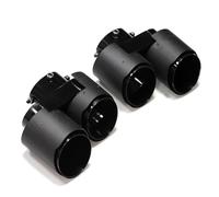 Para G05 X5 G06 X6 G07 X7 2019+ Quad Fibra De Carbono Punta De Escape Silenciador Punta Sistema De Tubo De Escape Sin Boquilla De Soldadura(Carbon Fiber D)