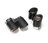 Para G05 X5 G06 X6 G07 X7 2019+ Quad Fibra De Carbono Punta De Escape Silenciador Punta Sistema De Tubo De Escape Sin Boquilla De Soldadura(Carbon Fiber B)