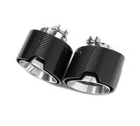Para G20 G21 320i 330i 420i 430i G22 G23 1 Pieza Punta De Silenciador De Escape De Fibra De Carbono Boquilla Del Sistema De Escape(Silver 1 Pair)