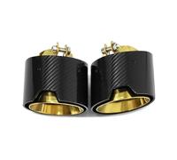 Para G22 G23 G26 420i 430i 2 Piezas Punta De Silenciador De Escape De Fibra De Carbono Que Conecta Directamente La Boquilla Del Tubo De Escape(Carbon Fiber D)