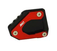 para G310R 2016 2017 2018 2019 2020 Soporte De Motocicleta Lateral Extensión Almohadilla Piezas Placa Aumentar la Estabilidad del área de Soporte(Rojo)