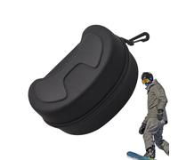 para gafas genérica EVA, 8.27x4.33x4.72in Zippered Case Snow Goggles Storage | Durable Protective Eyewear Cases, Ski and Snowboard Gear Organizer for Travel, Outdoor Sports, Skiing, Snowboarding