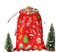 Para Galletas De Temporada: Bolsas Reutilizables Con Cordón De Tela No Tejida, Para Caja De Regalo De Navidad | Bolsas De Dulces De Vacaciones Para Fiestas, Festivales, Car