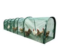 para gallinas con recinto largo portátil de nylon con malla de paraíso