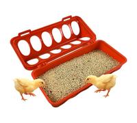 para Gallinas Sin Desperdicio,Bandeja De Alimentación Avícola | Bandeja con Agujeros para Alimentar Patos Codornices Palomas En Interiores Y Exteriores