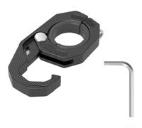 Para gancho delgado de motocicleta de 10 mm, 22-28 mm, almacenamiento de | Ultra- para perfil delgado de 10 mm, diseño que ahorra espacio, aspecto discreto, no obstruye los controles