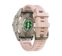 Para Garmin Fenix 7S 6S 5S Pro Solar Silicone Light Gold Buckle Bands de reloj rápido 20 mm Reemplazo de Garmin Epix Pro Gen 2 42 mm de descenso MK2S / 3/3i para mujeres hombres, A