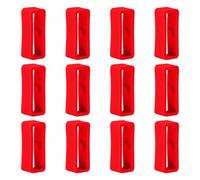 para Garmin Vivofit 4 / Vivofit 3 Retenedor de correa para reloj 16mm Reloj de Silicona Correa Retenedor Lazo 12 Unidades Hebilla de Caucho de anillo para Garmin Vivofit 4/3, Rojo