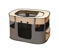 para Gatitos,Parque Interior para Cachorros Y Mascotas - Cama Transpirable Y Jaula Plegable para Patio Jardín Sala De Estar Balcón Viaje Hogar