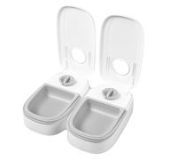 para Gatos,350ml Temporizado Antideslizante Extraíble,Alimentador automático de Pilas para Gatos - para Comidas Dulces Cachorro pequeño Medio Razas Interior Exterior apartamento Balcón