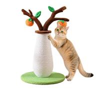 Para gatos, caqui en forma de árbol, para gatitos | Puestos de enriquecimiento del comportamiento para estimulación mental, entrenamiento de escalada, decoración del hogar