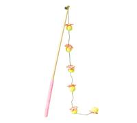 para gatos | con diseño de frutas para juego independiente e interactivo | Palitos de de madera para gatos | Para gatitos y el juego en casa con peces y ratones Noia