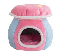 Para gatos con forma de cueva, caseta de invierno para perros con forma de seta, cama calefactora para gatos, para cachorros y animales de interior, para salón y dormitorio, para balcón y apartamento