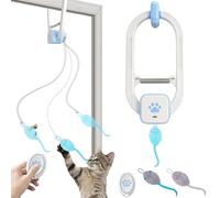 para Gatos de Puerta, Suministros automáticos de Juego para Gatitos, Juguetes Colgantes para Gatos, dueño de Mascotas, Entrenador, Amantes de los Animales para apartamento, Dormitorio, Sala de