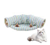 para gatos, gran casa plegable juguete lavable - Tubos y túneles de gatos con rayas de colores - Para cumpleaños, Navidad, , animales domésticos y animales pequeños