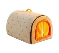 ＡＷＨＡＯ para Gatos/Perros/Perros, Tienda de Campaña para Mascotas, 2 Usos, Desmontable, Lavable, Reutilizable, Portátil, para Gatos Y, Azul Cian M