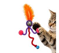 para gatos, y flexible resistente a las mordeduras de hierba gatera, de fabricación de sonido, para masticar, exploración, ejercicio, enriquecimiento, entrenamiento de juego
