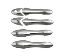 Para GB3 GB4 Para Freed 2008-2016 Car Las Cubiertas Manija Puerta ABS Cromo/Carbono Pegatinas Cubierta Tazón Estilo Funda para manija de puerta de coche(Style 2)