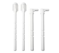 Para GEBERIT UP320 241.874.00.1 Válvula de tanque de agua piezas reemplazadas Actuador de descarga Juego de varillas de empuje de plástico para reemplazos de accesorios de baño