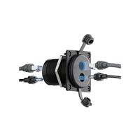 Para Gen3 RJ45 2 en 1 Montaje en Pared A Prueba de Agua Pasacables IP68 Toma de Panel