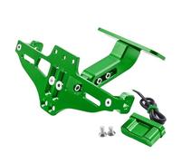 Para GILERA Nexus 300 E3 2008-2012 2011 2010 2009 Nexus300 Ajustable Con Soporte De Placa De Matrícula De Motocicleta Ligera(Verde)