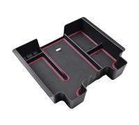 Para GMC Para Sierra 1500 2500HD 3500HD 2020 2021 2022 2023 Caja De Almacenamiento Para Reposabrazos Caja almacenamiento consola central(ROJO)