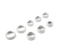 Para GMC Para Sierra 2014-2018 Consola Central Interruptor Aire Acondicionado Botón Perilla Interruptores aire acondicionado(PLATA)