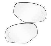 Para GMC Para Sierra Para Yukon Vidrio De Espejo Lateral Trasero Calefactado Izquierdo Y Derecho Cristal Espejo Retrovisor(1pair)