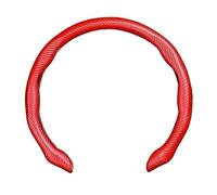 para Golf 6 5 7 T5 T7 Mk6 Mk7 para Polo Car Cubierta Volante Gamuza Verano Accesorio(Piel de Carbono-Rojo B)
