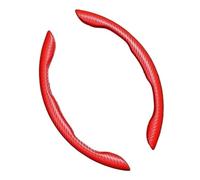 para Golf 6 5 7 T5 T7 Mk6 Mk7 para Polo Car Cubierta Volante Gamuza Verano Funda Volante Coche(Piel de Carbono-Rojo A)