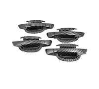 para Golf 6 MK6 para Skoda para Superb 2009 2010 2011 2012 2013 Cubierta De Manija De Puerta Lateral De Coche Cromada De Fibra De Carbono Cubierta Manija Puerta(Handle-Bowl)