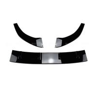 para Golf 7 para .5 para TDI para TGI 2012-2018 Kit De Carrocería Alerón Protector Difusor Labio Parachoques Delantero Estándar difusor alerón(Gloss Black)