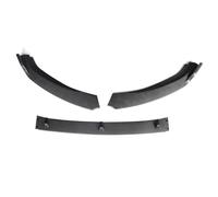 para Golf 7 para VII para MK7 2012-2017 3pcs Parachoques Delantero Difusor De Labio Spoiler Protector Cubierta Deflector Labios difusor alerón(Carbon Look)