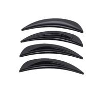 para Golf 8 Guardabarros Arco Rueda Cejas Labios Tiras Adhesivas Embellecedor ABS Negro Accesorios Exteriores(Piano Black)