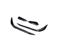 para Golf MK7 7 para GTI R 2013 2014 2015 2016 Kit aerodinámico de Parachoques Delantero Estilo RevoZport en Negro Brillante Alas Canard Alerón Parachoques Delantero(7GTI 2013-2016)