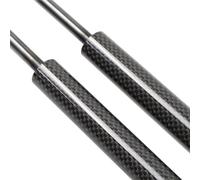 Para Golf MK8 2019-2024 Hatchback Varillas Soporte Elevación Maletero Cilindros Amortiguador Pistones Puntales Puerta Trasera Amortiguador Maletero(Black Carbon Fiber)