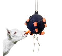 para golosinas - 55 x 25 cm, bola de caballo de terciopelo, dispositivo de enriquecimiento duradero con actividad de del estrés | Práctico accesorio de granja para Scha