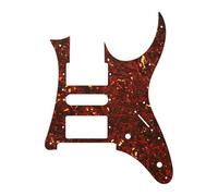Para Golpeador De Guitarra HSH Humbucker Pickup Scratch Plate Patrón De Llama Con Golpeador Y 10 Montajes Placa protectora para guitarra eléctrica(4Ply12)