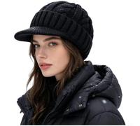 para Gorro de para Punto para Hombre Invierno Cálido Ajustable | Tejido de polyester para suave, transpirable y retención de calor superior para días fríos