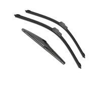 Para Grand Para Jeep Para Cherokee WK2 2013 2014 2015 2016 2017 2018 2019 2020 Limpiaparabrisas Traseros Delanteros De Coche Limpiaparabrisas De Goma Suave Parabrisas(3 wipers)