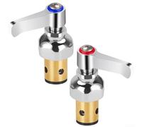 Para grifos de latón reemplazo de montaje de husillo caliente y frío, para pieza de vástago de válvula para solucionar problemas de fugas de agua