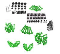 para GROM MSX125 CBR500R CB500F X para BMW Tornillos Tuercas De Carrocería Pernos Carenado Motocicleta Tornillos Carrocería(Green)